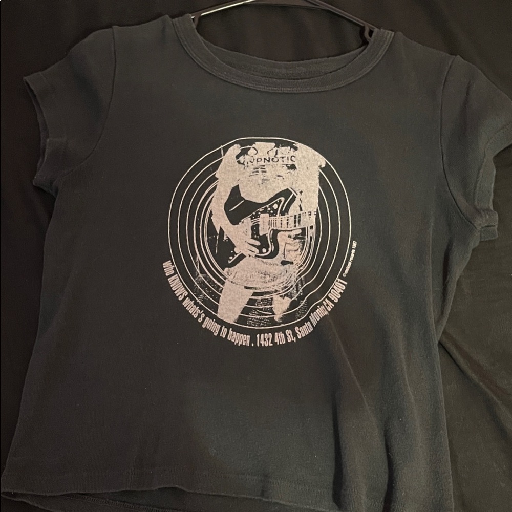 Brandy Melville Charcoal Graphic Tee